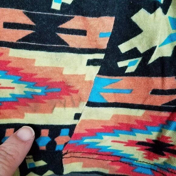 B. Envied Women's Small Aztec Pull  Colorful Casual Skirt Boho Career Stretch S - Picture 4 of 11